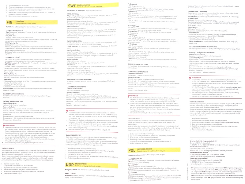 Armytek Wizard C2 Pro Max LR Warm user manual