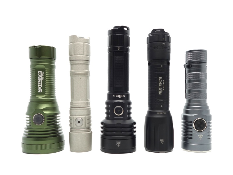 Mateminco MT-911, Cyansky P25 V2.0, Sofirn C8L, NEXTORCH TA30C MAX, Nightwatch Legend NG01