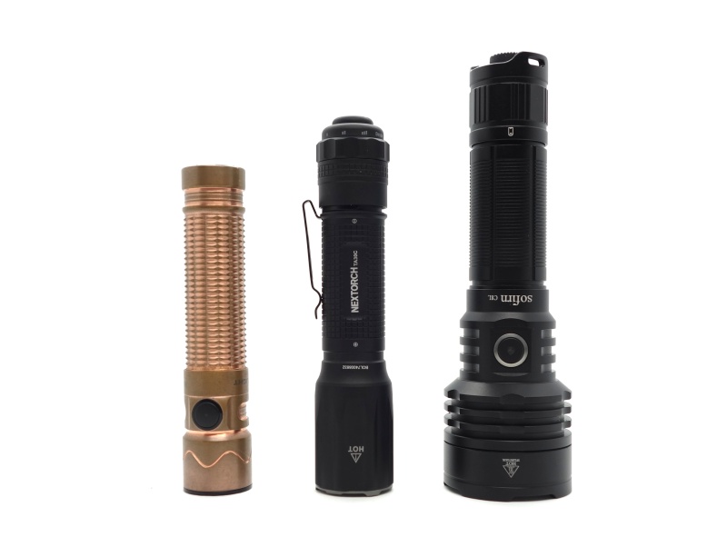 Olight Warrior Mini 2, NEXTORCH TA30C, Sofirn C8L