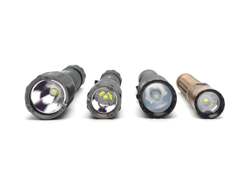 NEXTORCH TA30C MAX, NEXTORCH TA30C, Acebeam Defender P16 Gray, Olight Warrior Mini 2 Copper