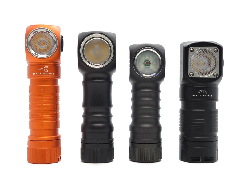 Skilhunt H150, ZebraLight H53Fc N, ZebraLight H502pr, Skilhunt H04 RC Mini