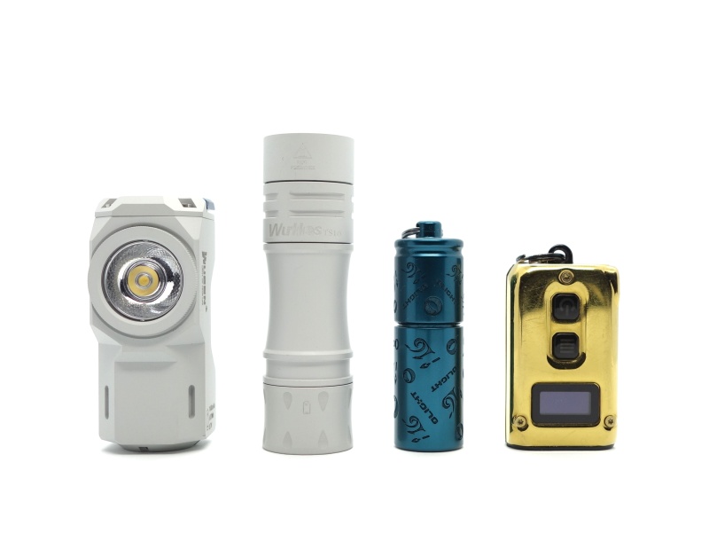 Wuben X0, Wurkkos TS10, Olight i16, Nitecore Tini2