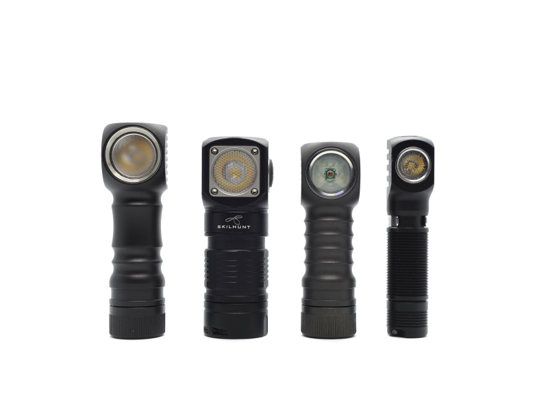 ZebraLight H53Fc N, Skilhunt H04 RC Mini, ZebraLight H502pr, Manker E02II